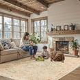 thumbnail image 5 of CHITOOMA 8'x10' Boho Area Rugs for Living Room, Machine Washable Floral Area Rug with Non-Slip Backing, Stain Resistant Non-Shed Carpet for Bedroom, Dining Room, Dorm, Office, 5 of 7