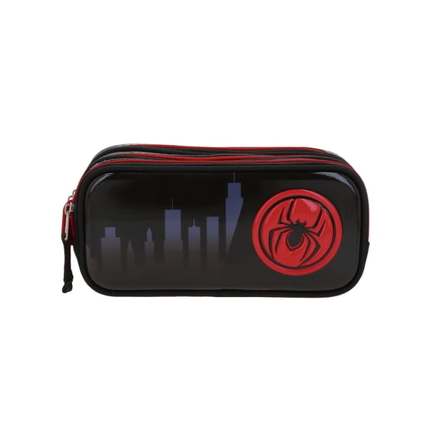 Lapicera Triple Estuche Escolar Chenson Spiderman Miles Morales FOSTER MM71019-2