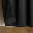 thumbnail image 5 of Sun Zero Avery 100% Blackout Rod Pocket Single Curtain Panel, Coal, 40"W x 84"L, 5 of 9