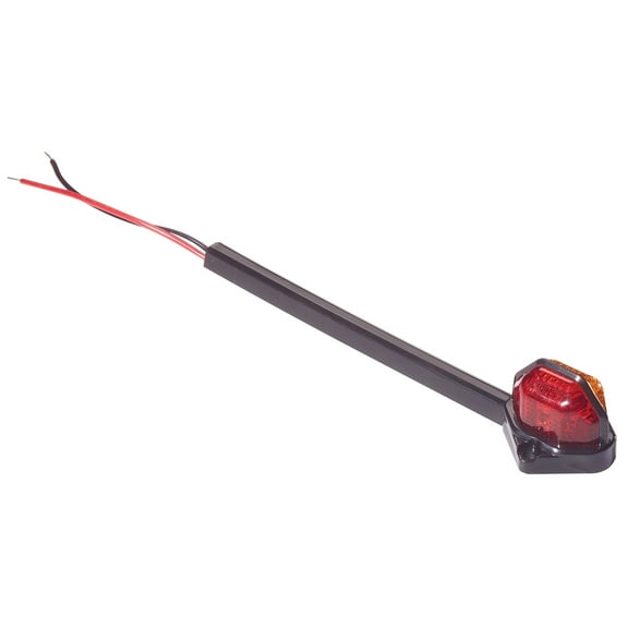 Innovative Lighting 215-0000-7 Universal LED Fender Light With Wire Cover - Amber/Red Lens