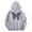 Grey, variant on Telankuip Hoodies for Teen Girls Trendy Large Butterflies Graphic Preppy Kid's Sweatshirts Casual Loose Fit Comfort Long Sleeve Hooded Pullover Tops with Pocket White 1-2 Years