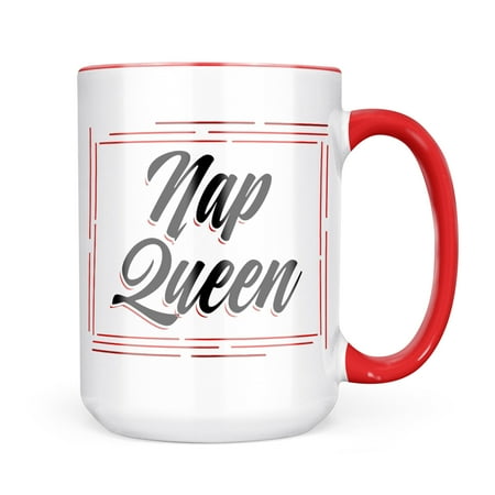 

Neonblond Vintage Lettering Nap Queen Mug gift for Coffee Tea lovers