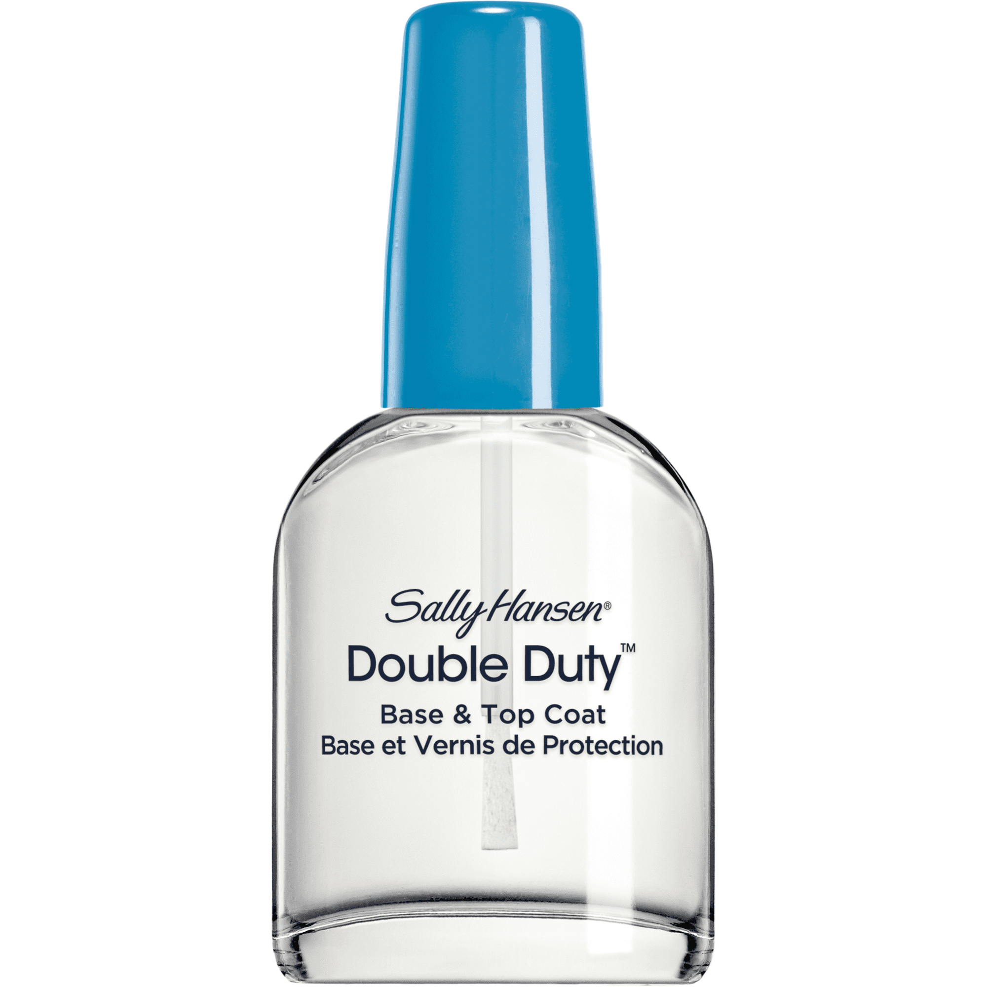 Sally Hansen Double Duty Nail Polish Base & Top Coat, Strengthening Formula, 0.45 fl oz