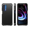 thumbnail image 2 of JTCASES for Motorola Moto Edge 2021 Case, Drop Resistant Corners, Wireless Charging, Heavy Duty Shockproof Hybrid Hard PC Bumper, Camera Protection, Skin-feel Anti-scratch Tough Cover, Black, 2 of 7