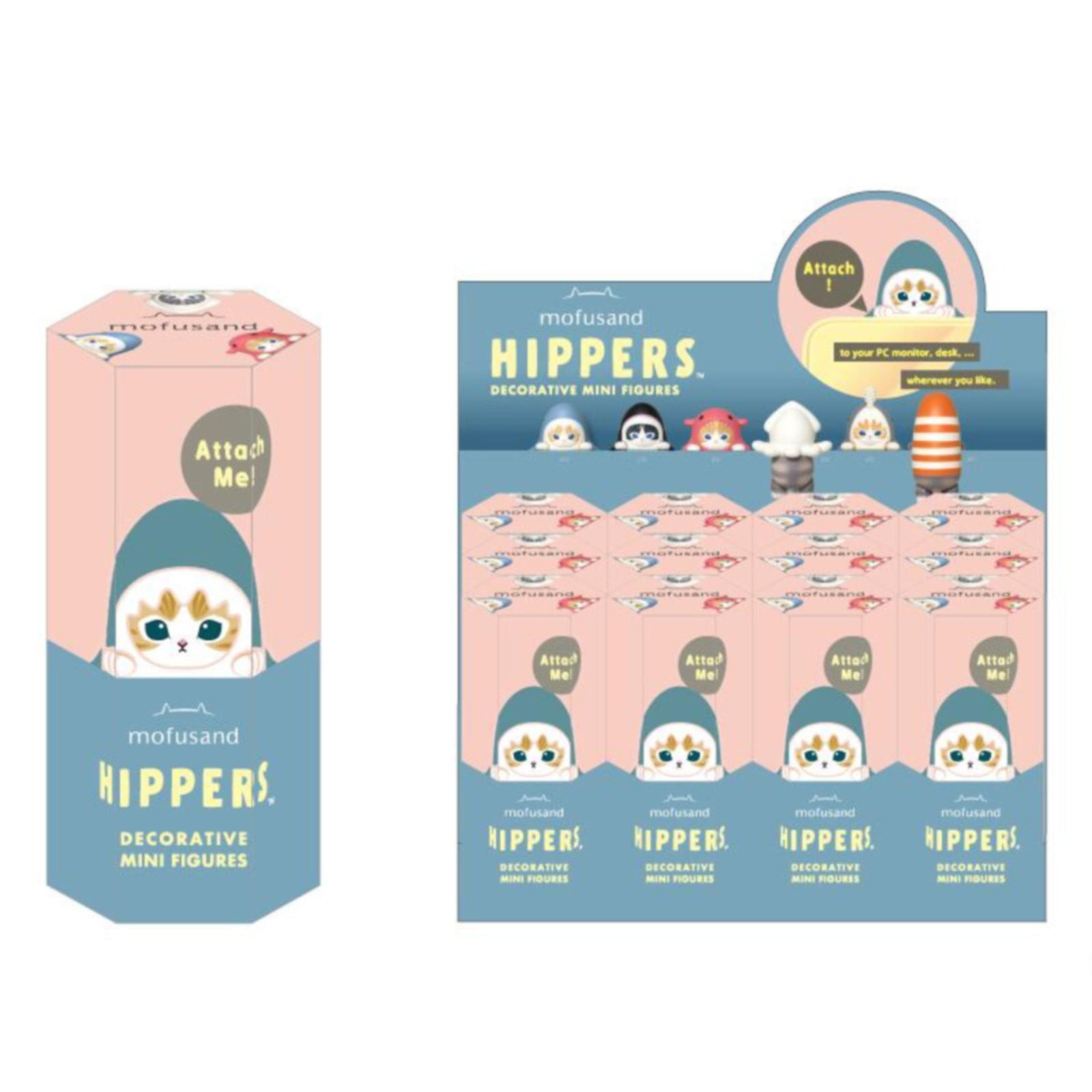 Sonny Angel Mini Figure HIPPERS Mofusand - 1 Sealed Blind Box