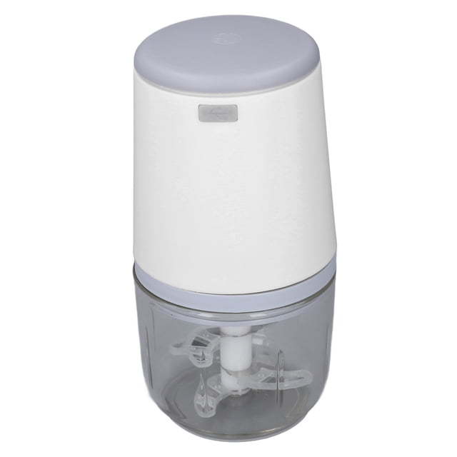 Picadore de Ajos Eléctrica de 300 ml, Mini Portátil Procesador de Alimentos, Recargable Picadore de Verduras Fabricante de Alimentos para Bebés para Chile Fruta Carne Ceebolla