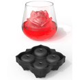 thumbnail image 4 of Rose Ice Lattice Mold Silicone Maker Tray Bar Party Cocktail Whiskey, 4 of 6