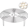 thumbnail image 1 of Stainless Steel Insert Rack Cooking Stand Steamer Insert Cake Rack Round（20x20x7cm）, 1 of 5
