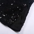 thumbnail image 5 of Glam Sequin Two Piece Sleeveless Skirt Set for Parties and Evening Occasions – Sparkling Outfit with Belted, S, Black, 5 of 6