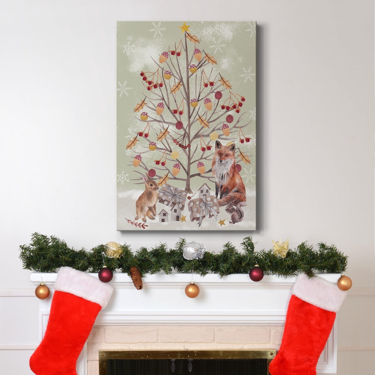 Christmas Time Collection B- Gallery Wrapped Canvas