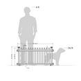 thumbnail image 5 of Zippity Outdoor Products Portable Puppy (22" H x 44" W) Vinyl Fence Kit, 5 of 10