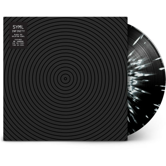 Syml - Infinity - Black Ice with White Splatter - Music & Performance - Vinyl
