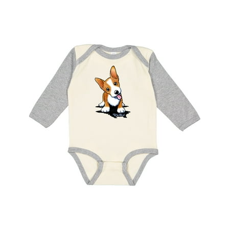 

Inktastic Corgi Puppy Gift Baby Boy or Baby Girl Long Sleeve Bodysuit