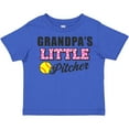 thumbnail image 3 of Inktastic Grandpa's Little Pitcher Softball Girls Toddler T-Shirt, 3 of 5