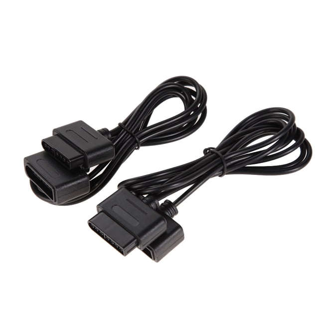 2 cables de extensión de 6 pies para SNES Super Nintendo 16 Bit Controller Ndcxsfigh Nuevos Originales