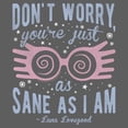 thumbnail image 2 of Mens Harry Potter Luna You’re Just As Sane as I Am Tank Top, 2 of 4