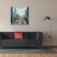 thumbnail image 3 of Epic Graffiti 'Manhattan Sketches I' by Silvia Vassileva, Canvas Wall Art, 37"x37", 3 of 8