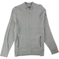 thumbnail image 1 of Suéter de punto con cremallera completa Alfani para hombre, gris, grande, 1 of 1