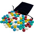 thumbnail image 4 of Deluxe Bingo Game Set-Includes Metal Cage with Big Bag,1000 Mixed Color Plastic Chips,100 Large Cards,75 Bingo Balls,Plastic Masterboard, 2 Velvet Bag,Ideal for Large Group and Parties, 4 of 7