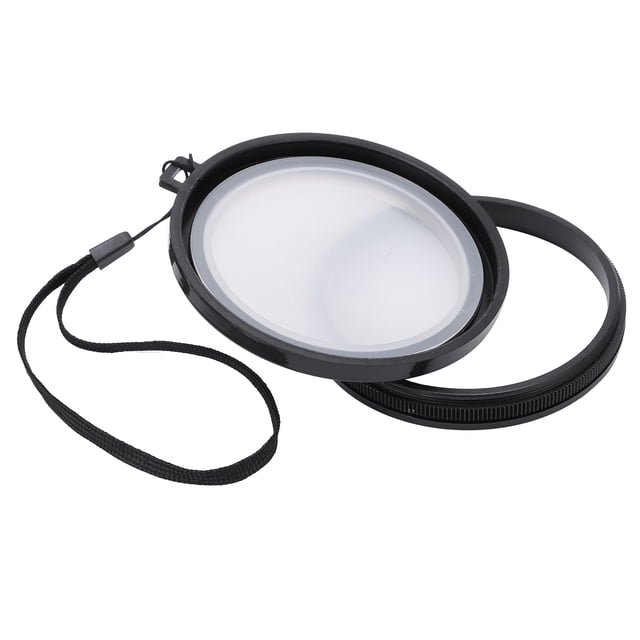 Tapa De Lente De Cámara, Corrección De Equilibrio Anticorrosión Tapa De Lente Blanca Fácil De Instalar Con Anillo Adaptador Para Cámara ANGGREK 82 mm / 3,2 pulgadas