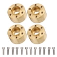 thumbnail image 2 of 4Pcs Roue Moyeu Hexagonal, Élargir Laiton Poids Usure Roue Hexagonale Adaptateur Élargi pour 1,9 Po 2,2 Po Moyeu, 2 of 8