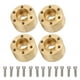 thumbnail image 1 of Adaptador de ampliación hexagonal de rueda a prueba de desgaste, de latón, a prueba de desgaste, para cubo de 1,9 pulgadas y 2,2 pulgadas, 4 Uds., 1 of 8
