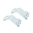 thumbnail image 3 of Unatoiry 2X Headrest Hooks Vehicle Mount Clips Load-Bearing Storage Hanger Clothes Organizer Automobile Interior White 1Set, 3 of 6