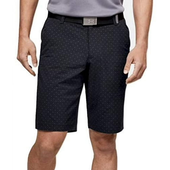 Under Armour Men's UA Match Play Textured Shorts Black Size 34 1350209-002