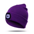 thumbnail image 3 of SUNSIOM Rechargeable LED Bonnet - Hommes Femmes Bonnet Tricoté Chaud Hiver Bonnet pour Intérieur Extérieur, 3 of 9