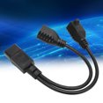 thumbnail image 4 of Cable De Enchufe De Alimentación Divisor IEC 10A 125-250V Cable De Enchufe De Alimentación Divisor Y Estable De 11 8 Pulgadas Para Monitores LCD, 4 of 8