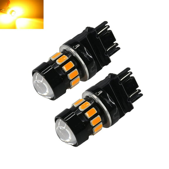 3157 Amber Yellow High Power LED Turn Signal/Brake/Tail/Reverse/Parking Light Bulbs (3157, Amber/Yellow) ?