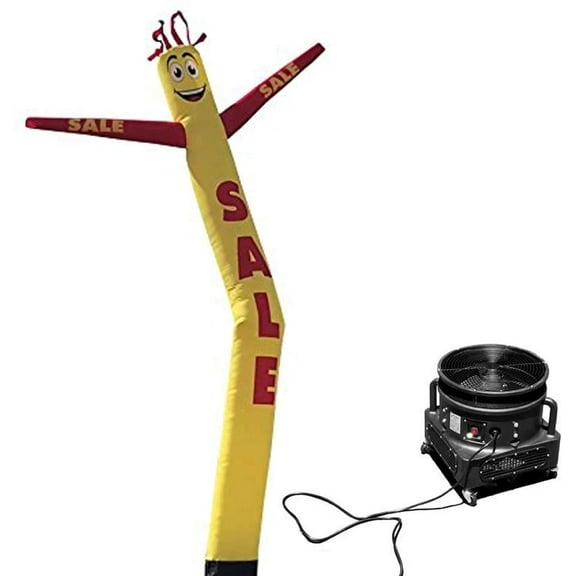 Sale Advertising 18 Foot Tall Inflatable Tube Man Air Powered Waving Puppet, Air Blower Motor Included Dancer by Feather Flag Nation