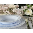 thumbnail image 4 of " OCCASIONS " 60 Pieces Bowls Pack, Disposable Wedding Party Bowls (12oz Soup Bowl, Verona in Plain Blue), 4 of 7