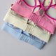 thumbnail image 2 of Camiseta sin mangas de yoga para correr que absorbe los golpes de verano para mujer con un hermoso sujetador deportivo en contraste y un sujetador profesional de Pilates, 2 of 6