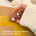 thumbnail image 3 of Musbetu 4 Pcs Mini Box Cutter Retractable Utility Knife Small Letter Opener Envelope Slitter Portable Package Opener for Mail Boxes Crafts, 3 of 7