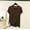 *Coffee, variant on ClodeEU Women's Crew Neck Short Sleeve T Shirt with Side Slit,Casual Solid Color Summer Blouse Beige,Women's Plus L
