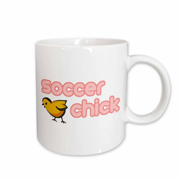 3drose, Soccer Chick, 15oz Mug