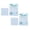 Blue, variant on Sticky Notes - 2PCS, 100 Sheets/Pad Tearable Adhesive Memo, Blue Medium