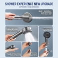 thumbnail image 5 of Handheld Shower Head, Multi-Mode High Pressure Showerhead with Replaceable Filter Cartridge, 59 inch Hose & Wall Mount Bracket for Bathroom, 5 of 9