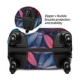 thumbnail image 2 of Xecao Red And Blue Leaves Print Elastic Luggage Cover, Double-sided Print , Perfect for Travel, Business, and Daily Use (Suitcase Not Included)-X-Large, 2 of 7