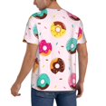 thumbnail image 2 of Fotbe Donut Baseball Jersey Shirt for Men and Women, Casual Short Sleeves Button Down T-Shirt-Medium, 2 of 9