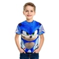 thumbnail image 1 of Nouveau T-shirt à Manches Courtes Col Rond Garçon Tendance Mode, 1 of 2