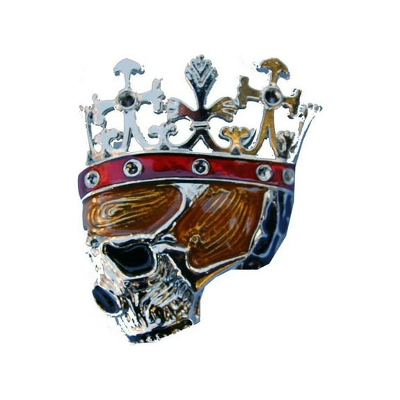 Crowned Skull King Belt Buckle