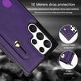 thumbnail image 2 of Case for Samsung Galaxy S22 Ultra (Not S22) with Card Slot Holder, Removable Adjustable Shoulder Strap Lanyard Crossbody Neck Purse Phone Case for Samsung Galaxy S22 Ultra KB Purple, 2 of 18