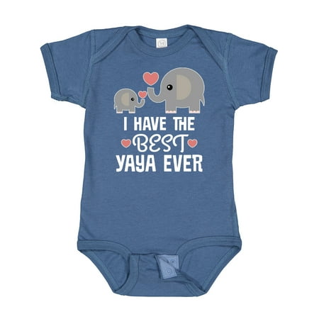 

Inktastic Best Yaya Ever Grandchild Gift Baby Boy or Baby Girl Bodysuit