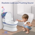thumbnail image 2 of Potty Training Toilet CheerTry, silla grande 2 en 1, azul, de 1 a 3 años, 2 of 7