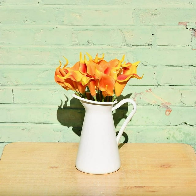 20pcs Artificial Silk Flowers 13.5in For Home Kitchen Wedding Table Decoration