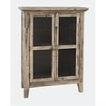 thumbnail image 2 of Jofran Rustic Shores 32" Coastal Distressed Acacia Two-Door Accent Cabinet, 2 of 10