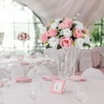 thumbnail image 5 of BLOSMON 13.7" Large Wedding Flower Ball for Table Centerpiece 2 Pcs of Artificial Pink Rose Flores Arrangement Bouquet for Dining Birthday Party Home Decor, 5 of 7
