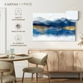 thumbnail image 5 of Elephant Stock Mountain Layers Wall Art - Horizontal Canvas Wall Art - Living Room Wall Decor - Abstract Canvas - Blue And Beige Decor - 36" x 24", 5 of 8